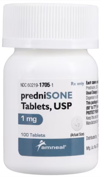 Prednisone 1mg tablets- #100
