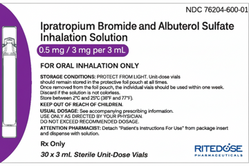 (DuoNeb) Ipratropium/Albuterol Bromide Inhalation Solution 0.5/3mg per ...