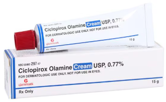 (Loprox) Ciclopirox Topical Cream 0.77%-#15 gram tube (NDC# 68462029717 LOT##19251817)