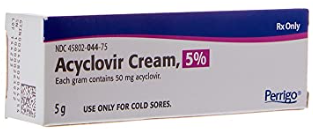 (Zovirax) Acyclovir Topical Ointment 5%-#30 gram tube (NDC# 72578-082-06  LOT# T500174)