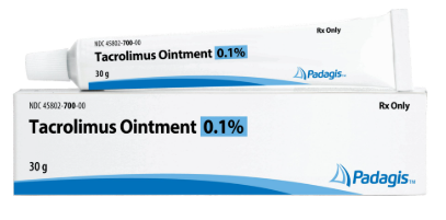(Protopic) Tacrolimus 0.1% Ointment-#30 gram tube (NDC#68462-0534-35)