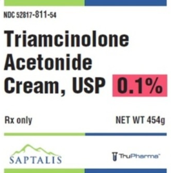 (Kenalog Topical) Triamcinolone Acetonide Topical Cream 0.1%- 1 pound jar (NDC:52817-0811-54 LOT:26017AO)