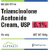 (Kenalog Topical) Triamcinolone Acetonide Topical Cream 0.1%- 1 pound jar (NDC:52817-0811-54 LOT:26017AO)