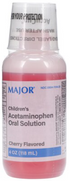 Acetaminophen Solution 160mg/5mL- Cherry Flavor-4oz/Bottle