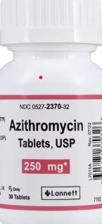 Azithromycin (Zithromax) 250mg tablets-#30