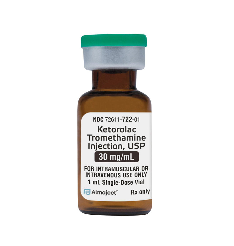 Ketorolac Tromethamine IM/IV Injection 30mg/mL SDV 1mL