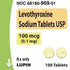 (Synthroid) Levothyroxine Sodium 0.1mg tablets-#100