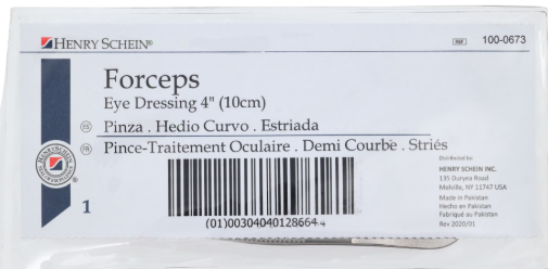 Dressing Forcep Curved 4" Stainless Steel-1 single Forcep