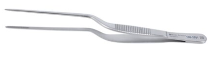 Ear Forcep- 6 inch Bayonet/Serrated/Reusable- 1 single forcep