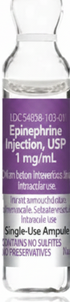 (Epi) Epinephrine Injection 1mg/mL 1:1000 Ampule-1ml Ampule (NDC#54288-103-01 LOT#250525A)