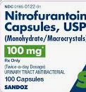 (Macrobid) Nitrofurantoin Monohydrate Macrocrystals Capsules 100mg-#100 (NDC# 00185-0122-01 LOT#PW4797))