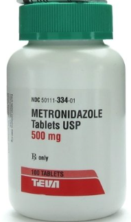 (Flagyl) Metronidazole  500mg-#100 tablets (NDC#  50111-0334-01 LOT#ZMZM24060)