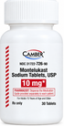 (Singulair) Montelukast Sodium Tablets 10mg-#30 (NDC#31722-0726-30 LOT#FD260524A)