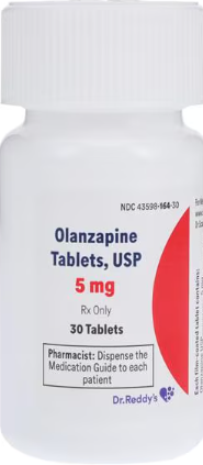 (Zyprexa) Olanzapine 5mg-#30 tablets (NDC# 43598-0164-30 LOT# C2515835)