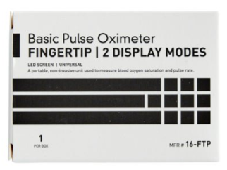 Basic Finger Pulse Oximeter-#1 each