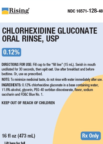 (Peridex) Chlorhexidine Gluconate 0.12% Oral Rinse-#473 mL (16oz)(1 pint) (NDC#16571-0128-48 LOT#502020)
