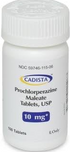 (Compazine) Prochlorperazine Maleate 10mg tablets-#100