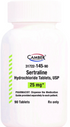(Zoloft) Sertraline HCl Tablets 25mg tablets-#90
