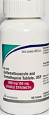 (Septra DS/Bactrim DS) Sulfamethoxazole/Trimethoprim 800mg/160mg (Double Strength)- #100 tablets (NDC# 65862-0420-01 LOT#SP1D5074A)