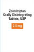 (Zomig) ZOLMITRIPTAN ODT 5MG-#3 tablets (NDC 68382-0717-82 LOT MA01507A)