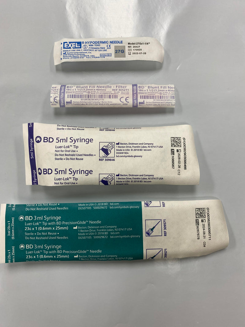 Needle & Syringe Pack
